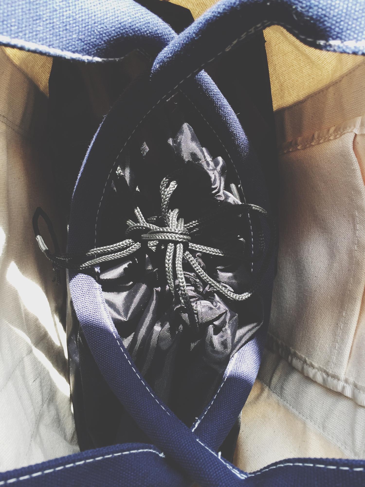 Large embroidered patch on denim jacket
